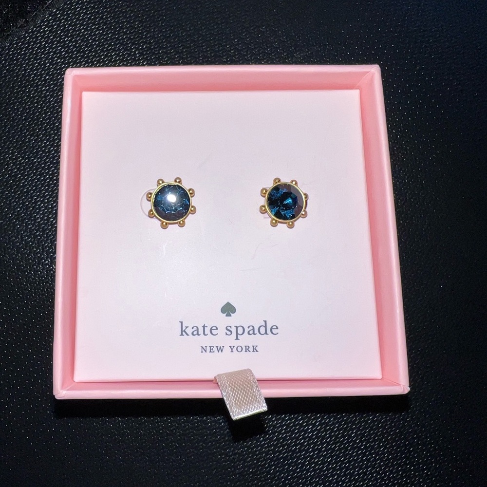Kate Spade Jade Color Jewel Earrings!